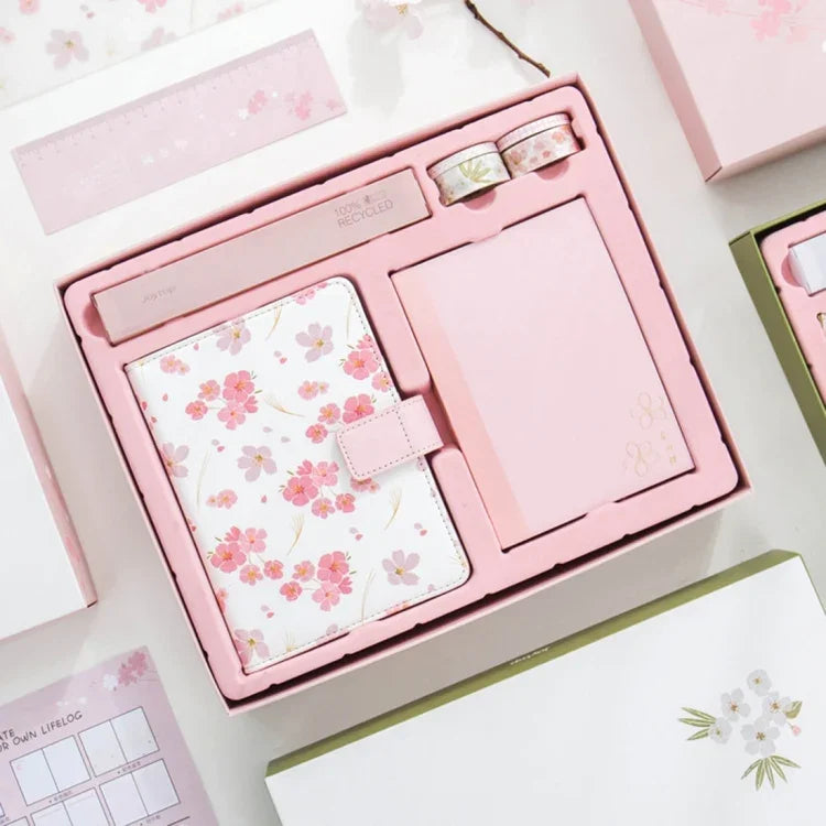 Kreatives Notizbuch Siehe auch Das Sakura PU Handbuch Set Geschenk Notizbuch Schulbürobedarf, Zufällige Farblieferung, PU Handbuch