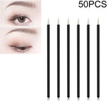 50-teiliges Set mit Eyelinerpinseln, Kosmetikpinseln und Styling-Werkzeugen für Augen-Make-up