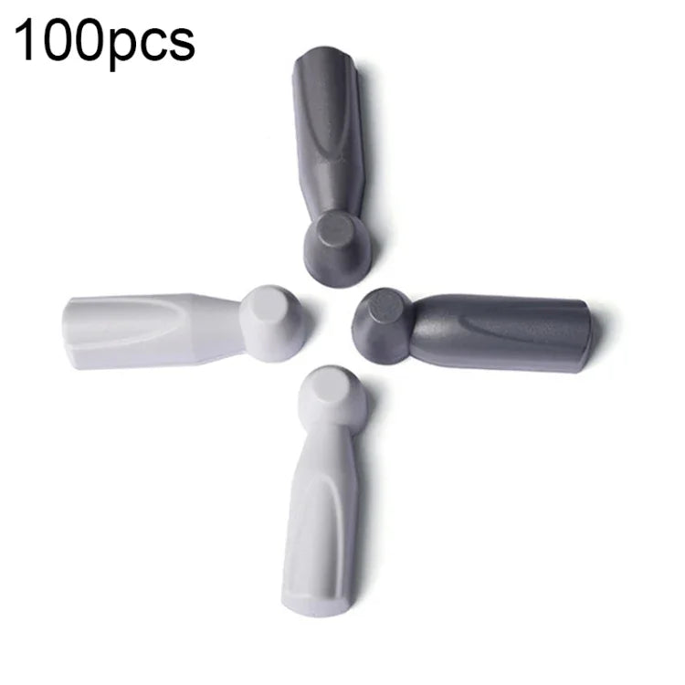 100 Stück HTG-005 Kleiner Hammer Diebstahlschutz Magnetverschluss EAS Diebstahlsicherung Sound- und Magnetknopf-Etikett für Supermarktwaren, zufällige Farblieferung, HTG-005 Kleiner Hammer