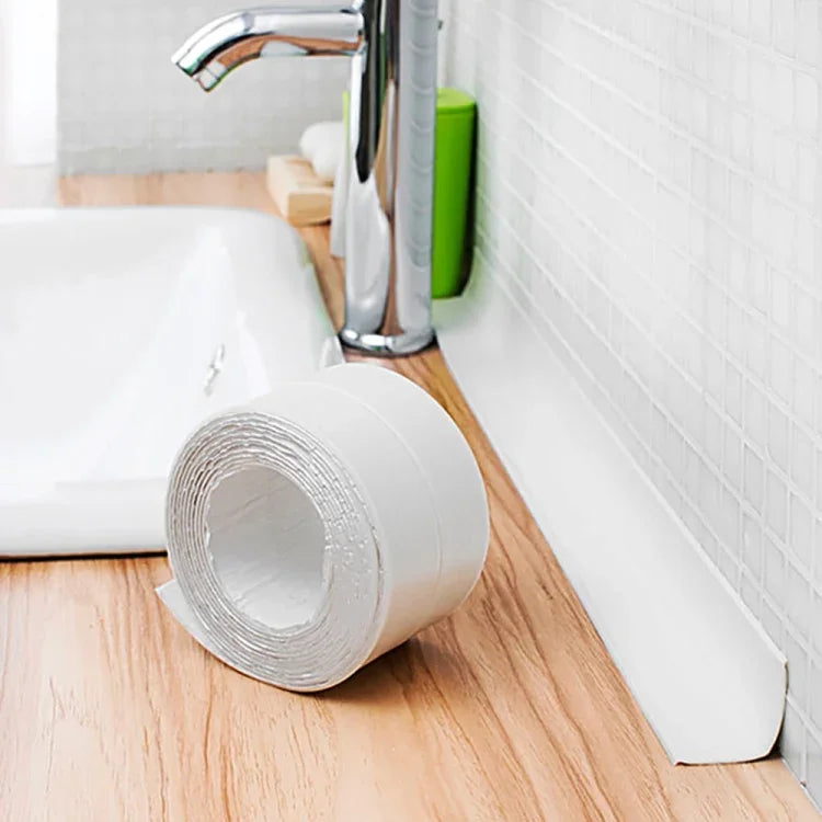 PVC Küche und Bad wasserdichtes und schimmelresistentes Band, Größe: 38 mm x 3,2 m