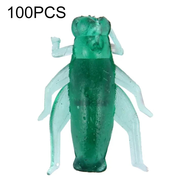 100 Stück Grillenform Angelköder Künstliche Angelköder, Länge: 2cm, Grillenform