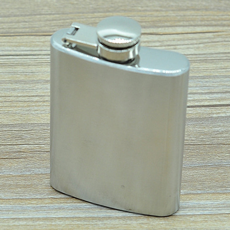 100 ml (3,5 Unzen) Taschenflasche Outdoor Sport Flachmann Camping Ultraleicht Tragbar Verschleißfest Weintopf (Silber), 100 ml (3,5 Unzen)