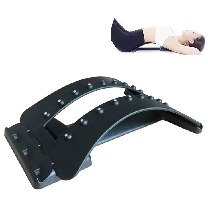 Magnetfeldtherapie mit 18 Magneten, Wirbelsäulenstreckung, Stabilisierung, Lendenwirbelsäulentraktion und Taillenmassagegerät