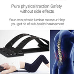 Magnetfeldtherapie mit 18 Magneten, Wirbelsäulenstreckung, Stabilisierung, Lendenwirbelsäulentraktion und Taillenmassagegerät