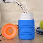 500 ml Outdoor Reise Silikon faltbarer Wasserkocher Teleskop Tasse Sport Trinkflasche