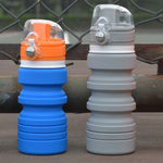 500 ml Outdoor Reise Silikon faltbarer Wasserkocher Teleskop Tasse Sport Trinkflasche