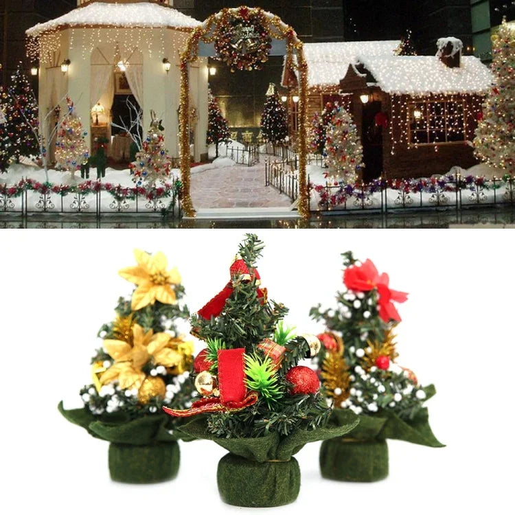 Mini-Weihnachtsbäume, Weihnachtsdekoration, Größe: 20 * 18cm, 20cm