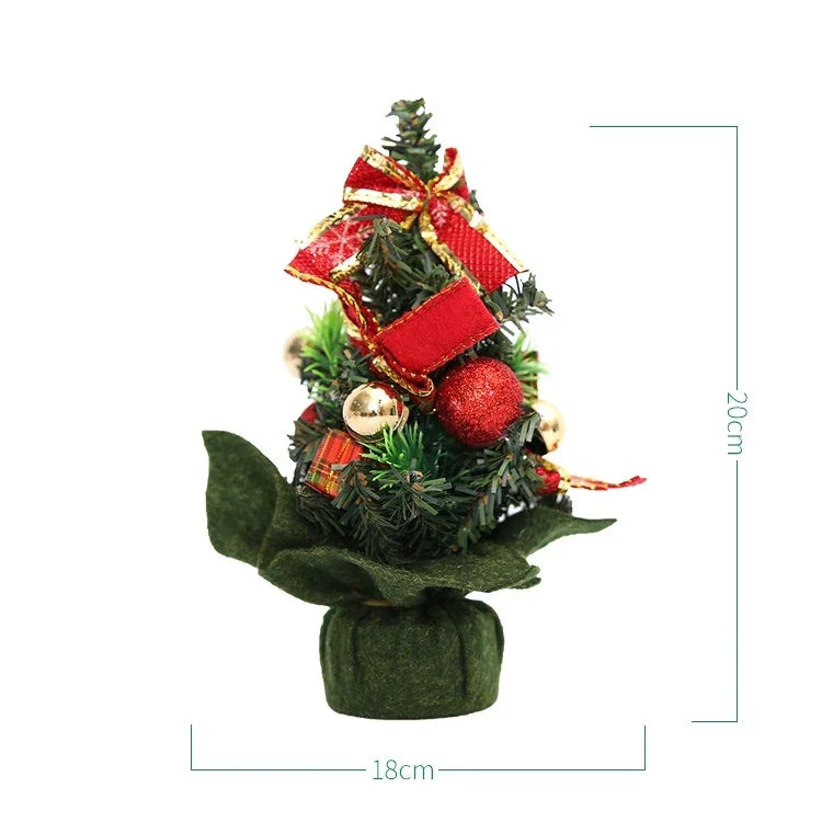 Mini-Weihnachtsbäume, Weihnachtsdekoration, Größe: 20 * 18cm, 20cm