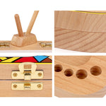Kreatives Holz-Kinder-TV-Set, Milchzahn-Aufbewahrungsbox, Babyzähne-Zahndose, HC2008A, HC2008B, HC2008C