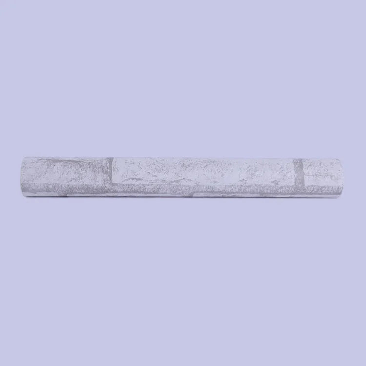 Weiße Ziegel Kreative 3D Steinziegel-Dekoration Tapetenaufkleber Schlafzimmer Wohnzimmer Wand Wasserdichte Tapetenrolle, Größe: 45 x 1000 cm, Weißer Ziegel