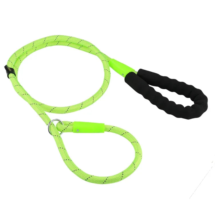 Hundetrainingsseil mit Reflektorlicht und robustem Griff