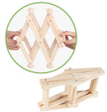 10 Flaschen Regal Faltbarer Weinhalter Holz Weinhalter Küchen Bar Display Regal, 10 Flaschen