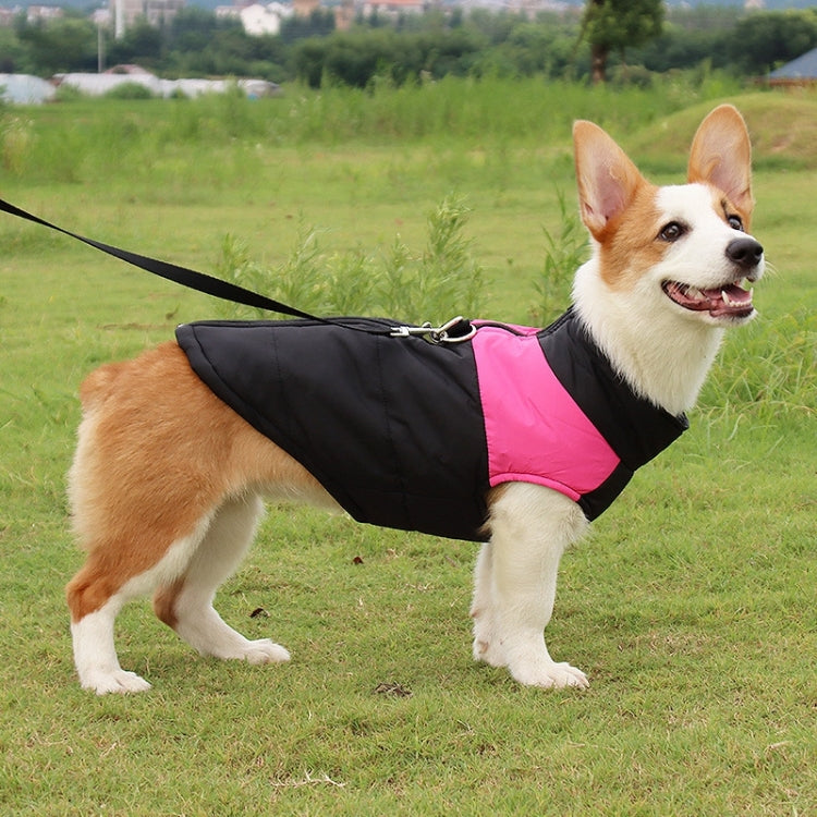 Skianzug aus Baumwolle für Hunde, Größe: M, Brustumfang: 42 cm, Rückenlänge: 31 cm, Größe: M