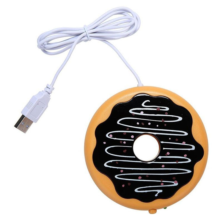 Donut Design USB Power Kabel Desktop Tassenwärmer Tee Kaffee Getränke Heizmatte, Donut
