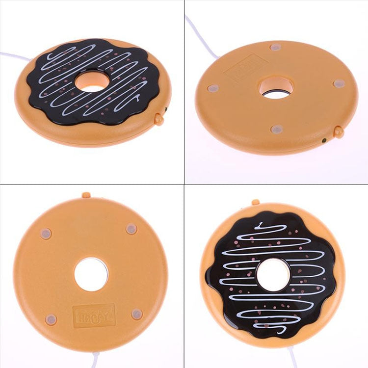 Donut Design USB Power Kabel Desktop Tassenwärmer Tee Kaffee Getränke Heizmatte, Donut
