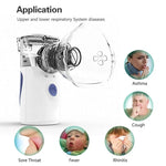 Tragbarer Ultraschallvernebler Mini Handinhalator Vernebler für die häusliche Gesundheitsfürsorge, Atomizer für Kinder, Mini Handinhalator