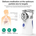 Tragbarer Ultraschallvernebler Mini Handinhalator Vernebler für die häusliche Gesundheitsfürsorge, Atomizer für Kinder, Mini Handinhalator