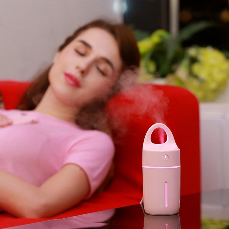 1,5–2 W Mini-Luftbefeuchter mit USB-Anschluss, 175 ml Fassungsvermögen, Negativ-Ionen-Technologie, farbigem LED-Licht – ideal für Schönheit und zur Feuchtigkeitsversorgung.
