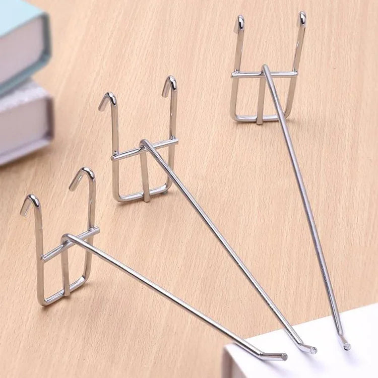 10pcs 3.5mm Supermarket Iron Grid Shelf Hook, Length: 15cm, 3.5mm  15cm