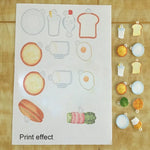 Bedruckbare Schrumpffolie DIY Epoxidharz Druckpapier Gummistempel Material Druckpapier, DIY Schrumpffolie (Transparent)