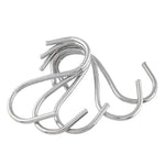 10 Stück 2,5 mm multifunktionale S-förmige Edelstahlhaken, Länge: 5,5 cm, 5,5 cm