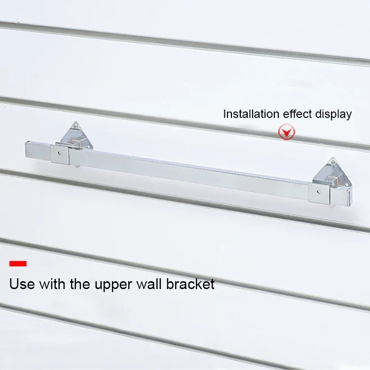 15x30mm Supermarktregale, galvanisierter quadratischer Querstangenhaken, Länge: 1m, Querstangenhaken