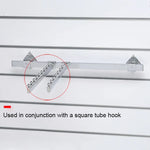 15x30mm Supermarktregale, galvanisierter quadratischer Querstangenhaken, Länge: 1m, Querstangenhaken