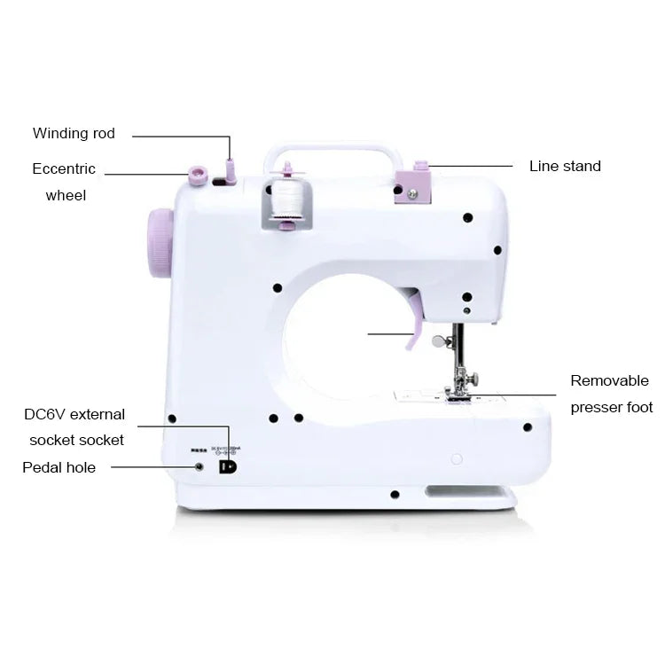 505A Haushalt Desktop Mini Nähmaschine