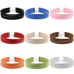 3-teiliges Set aus Flanellhalsband im europäischen und amerikanischen Stil (6 Lagen), Farbauswahl zufällig, RBXL