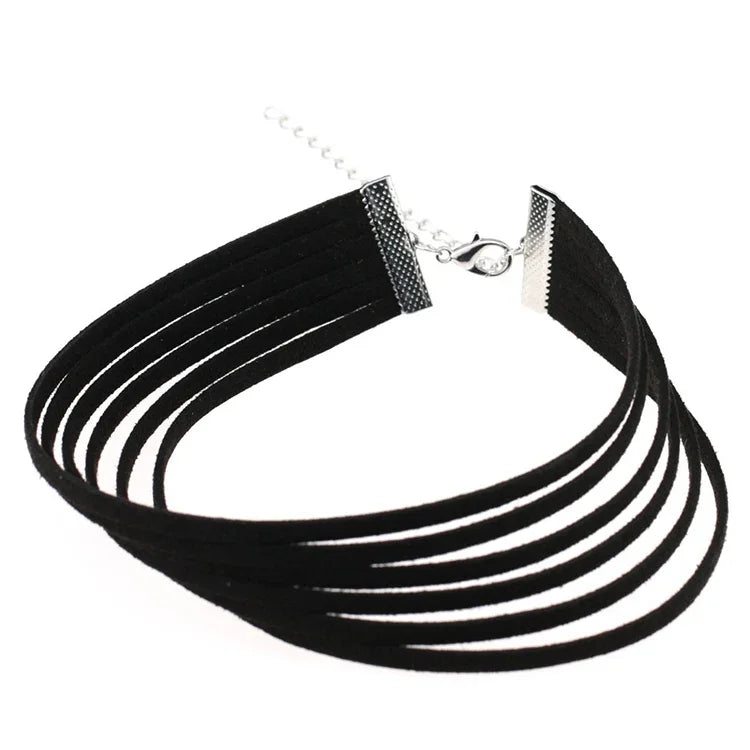 3-teiliges Set aus Flanellhalsband im europäischen und amerikanischen Stil (6 Lagen), Farbauswahl zufällig, RBXL