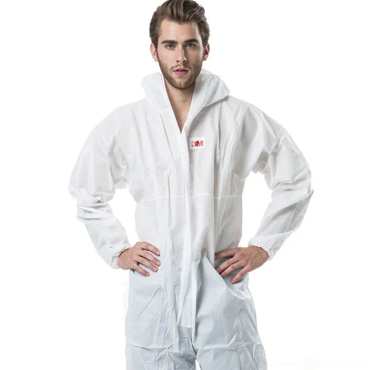 3M 4515 Einteiliger antistatischer Chemikalienschutzanzug, staubdicht, für Sandstrahlarbeiten, mit Kapuze, Größe: L, 3M L