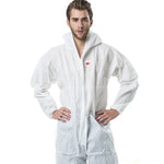 3M 4515 Einteiliger antistatischer Chemikalienschutzanzug, staubdicht, für Sandstrahlarbeiten, mit Kapuze, Größe: L, 3M L