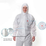 3M 4515 Einteiliger antistatischer Chemikalienschutzanzug, staubdicht, für Sandstrahlarbeiten, mit Kapuze, Größe: L, 3M L