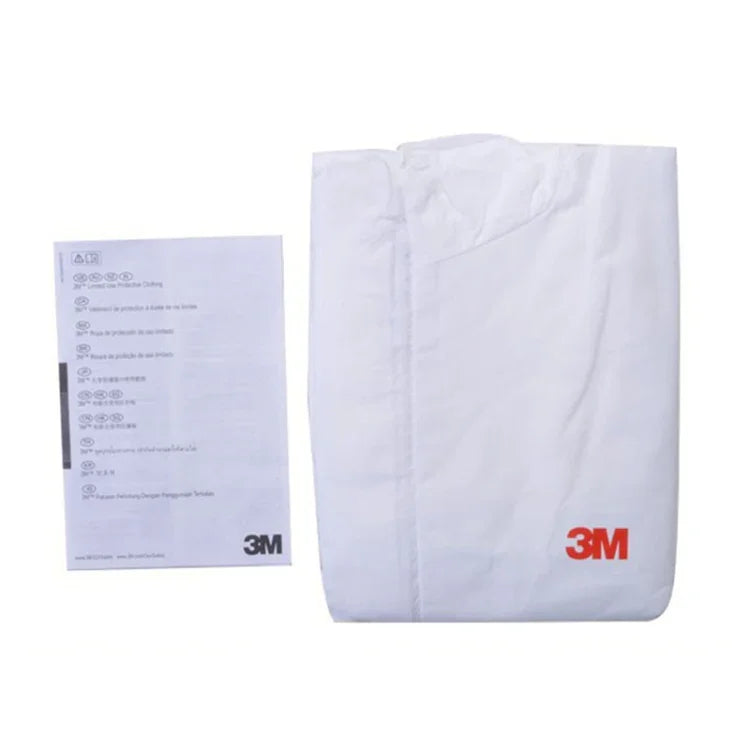 3M 4515 Einteiliger antistatischer Chemikalienschutzanzug, staubdicht, für Sandstrahlarbeiten, mit Kapuze, Größe: L, 3M L