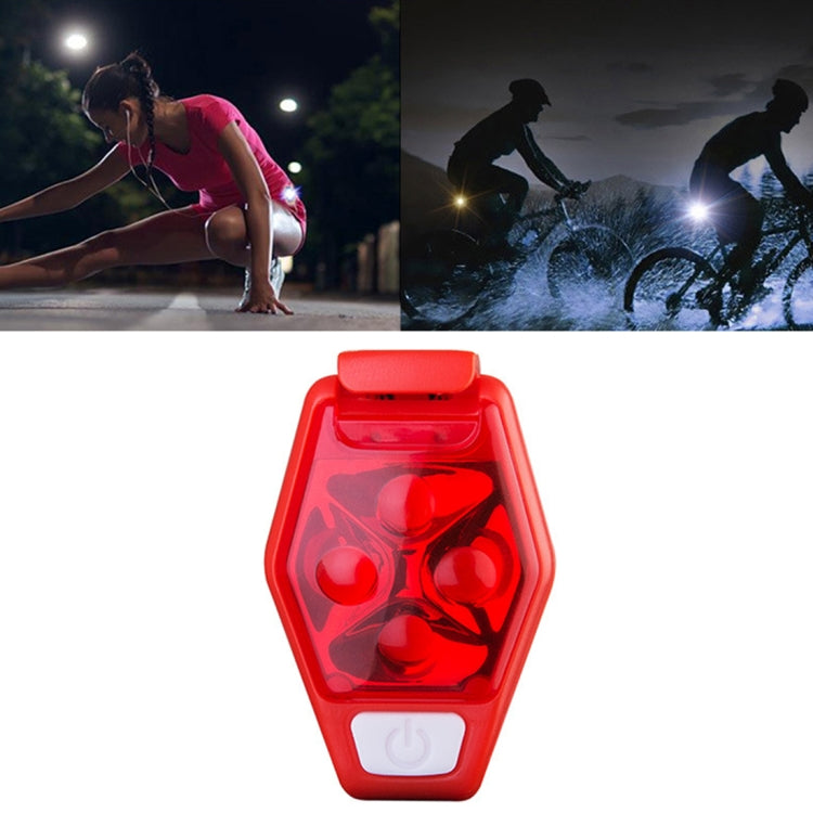 Multifunktionale Outdoor Fahrradlauf Warnlicht Fahrrad Rücklicht LED Rückclip Licht, LED Rückclip Licht (Rot), LED Rückclip Licht (Weiß), LED Rückclip Licht (Schwarz), LED Rückclip Licht (Lila)