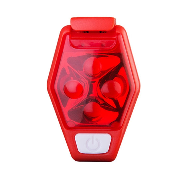 Multifunktionale Outdoor Fahrradlauf Warnlicht Fahrrad Rücklicht LED Rückclip Licht, LED Rückclip Licht (Rot), LED Rückclip Licht (Weiß), LED Rückclip Licht (Schwarz), LED Rückclip Licht (Lila)
