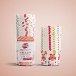 24pcs / Pack Round Lamination Cake Cup Muffin Cases Chocolate Cupcake Liner Baking Cup, Size: 7 x 6  x 5.5cm, Random Color Delivery, 6.8 x 5 x 3.9cm