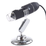 USB-Mikroskop HD 0,3MP Bildsensor 2560x1920P USB Digitalmikroskop mit 8 LEDs & professionellem Stativ