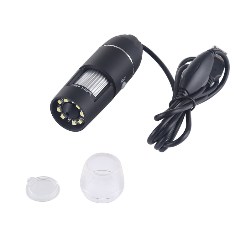 USB-Mikroskop HD 0,3MP Bildsensor 2560x1920P USB Digitalmikroskop mit 8 LEDs & professionellem Stativ