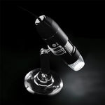 USB-Mikroskop HD 0,3MP Bildsensor 2560x1920P USB Digitalmikroskop mit 8 LEDs & professionellem Stativ