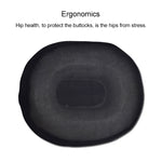 Office Hollow Rebound Health Haemorrhoid Prevention Cushion Buttock Seat, Size: 40x32x7cm
