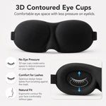3D Tragbare Schlafmaske Augenbinde Augenmaske Schlafhilfe Damen Niedliche Augenmaske