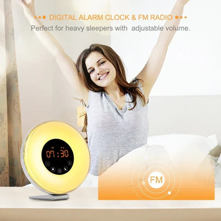 Multifunktions-LED-Touch-intelligenter Wecker mit FM-Radio, USB