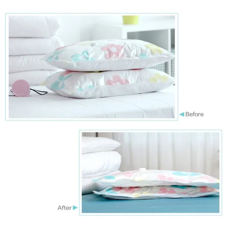 11 platzsparende Vakuum-Aufbewahrungsbeutel mit Sonnenblumenmuster, inklusive Handpumpe, geeignet für Quilts und Kleidung. Inhalt: 3 Stück 80 x 100 cm, 2 Stück 60 x 80 cm, 3 Stück 50 x 70 cm, 2 Stück 40 x 60 cm, insgesamt 11 Aufbewahrungsbeutel.