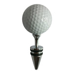 Weinflaschenverschluss in Form eines Golfschlägers und Tees, Größe: 10 x 4,2 cm, Golfschläger- und Tee-Verschluss