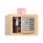 17E Mini-Sicherheitsschließfach für Zuhause, Wandschrank, Tresor mit Münzfunktion