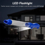 SK818 USB-Lade Insekten-Saugfallen, elektrische Schädlings-Spinnenfänger mit LED-Licht, SK818 Blau