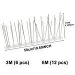 5 Stück / Set Vogelabwehr 50cm Edelstahl Nägel Vogelabwehrspitzen SK411, 5 Stück