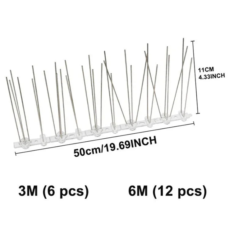 5 Stück / Set Vogelabwehr 50cm Edelstahl Nägel Vogelabwehrspitzen SK411, 5 Stück