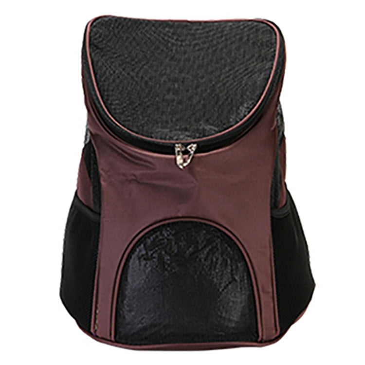 Tragbarer, faltbarer, atmungsaktiver Haustier-Rucksack aus Nylon, Größe: 33 x 30 x 24 cm, Größe: 33 x 30 x 24 cm Schwarz, Größe: 33 x 30 x 24 cm Kaffeebraun, Größe: 33 x 30 x 24 cm Blau, Größe: 33 x 30 x 24 cm Rot